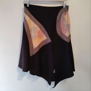 Italian Wool Appliqued Skirt 8 42